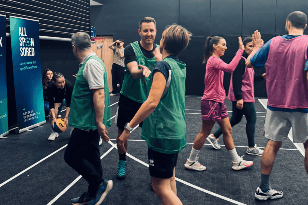 organisation team building basket