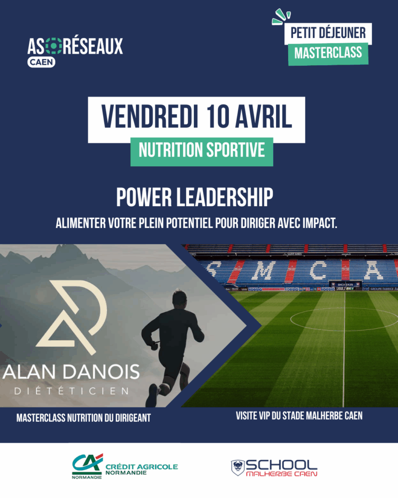petit d&eacute;jeuner as r&eacute;seaux caen avril 2026 leadership